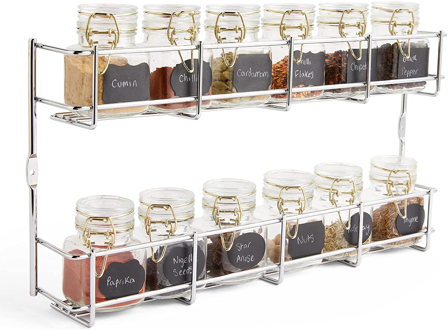 2 Tier Wood Spice Rack Latitude Run