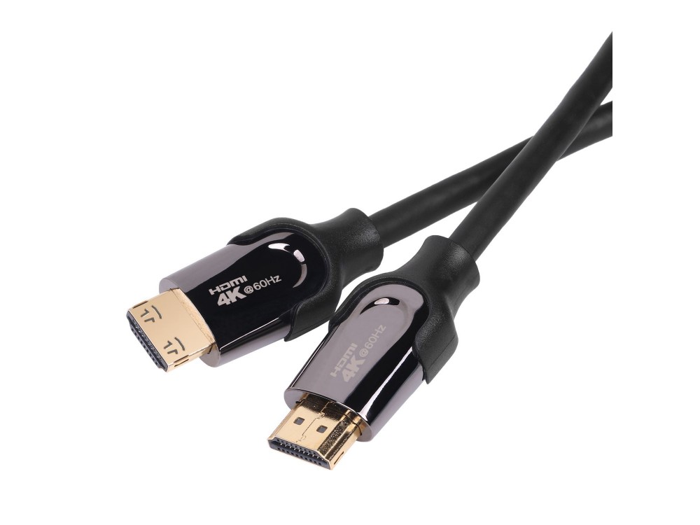 Nordic HDMI v2.0 Cable Gold Plated 4K@60Hz Active Fiber 20m. - HDMI-F020