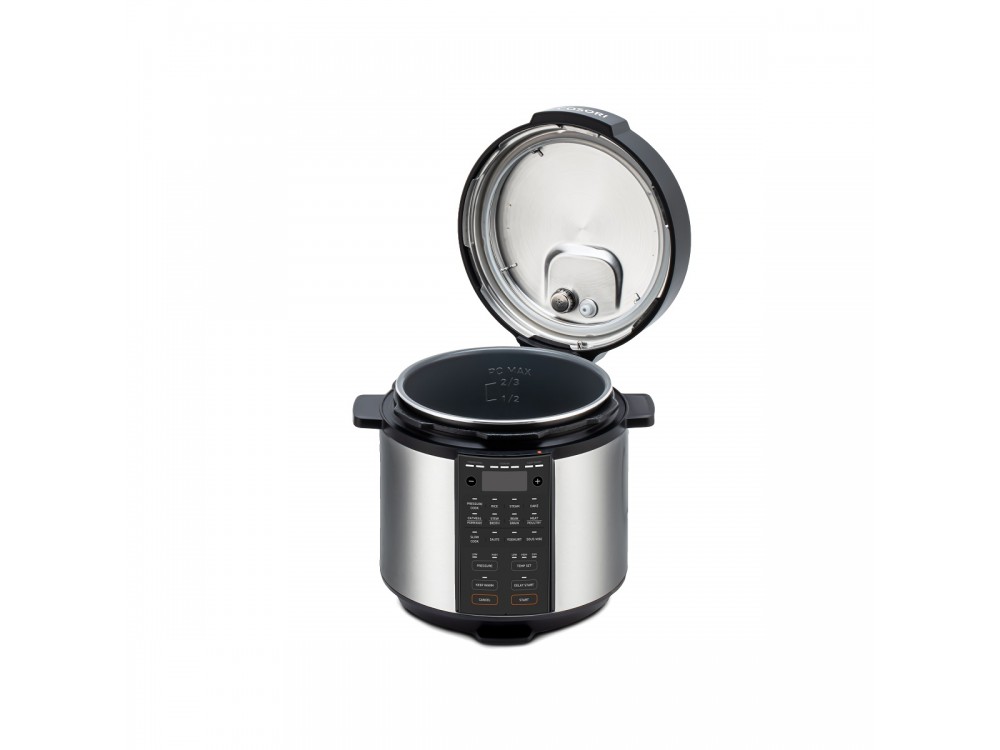 Cosori Πολυμάγειρας & Pressure Cooker 9-in-1 1100W 5.7L, με Οθόνη LED & 14 Προγράμματα Μαγειρέματος + Βιβλίο Συνταγών