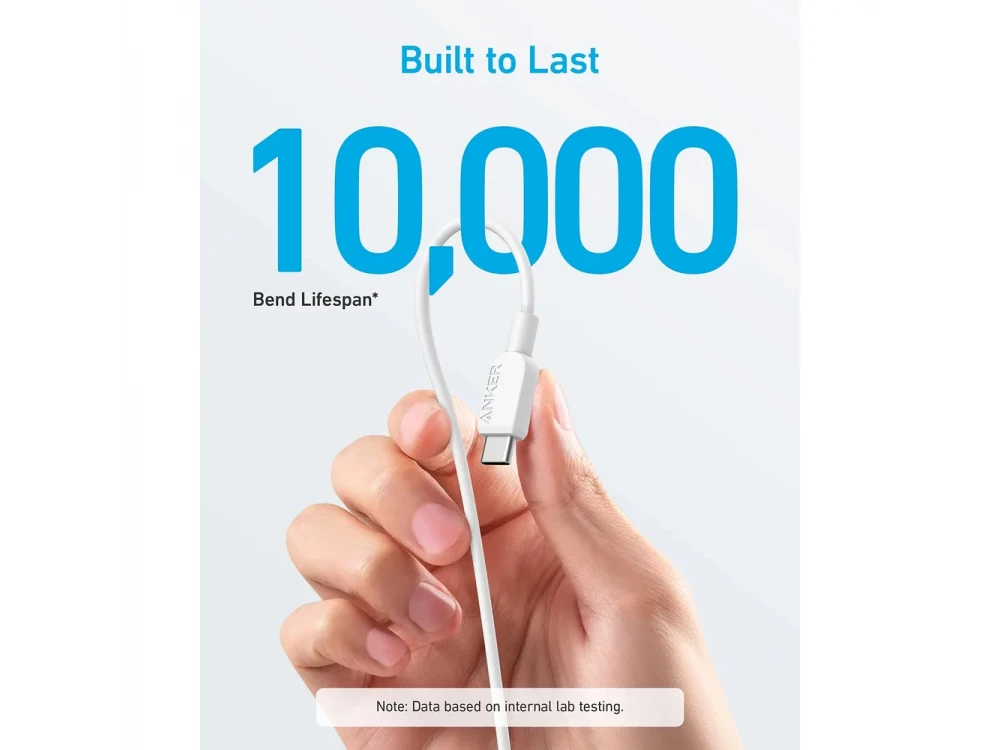 Anker 310 Cable USB-C to USB-C 240W, USB-2.0, 0.9m, White