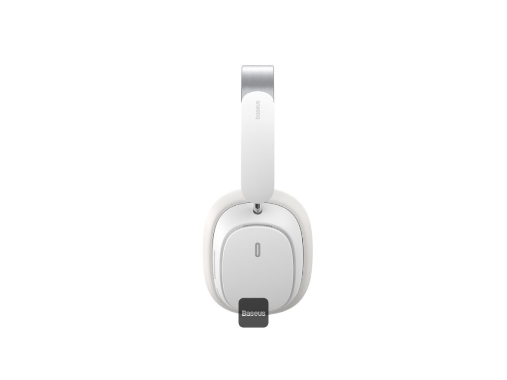 Baseus Bowie H1 Pro ANC Bluetooth 5.3 Headphones, Spatial Acoustics, Hi-Res Audio & LHDC Certified, 80H Playtime, Moon White