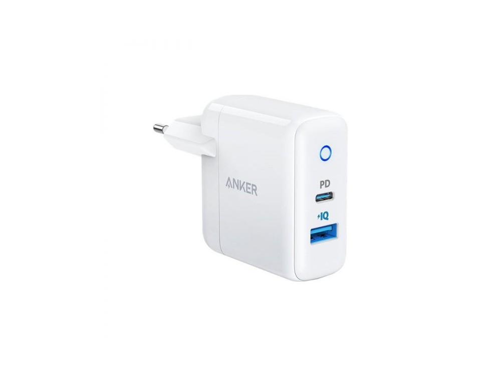 Anker PowerPort PD+ 2 Φορτιστής πρίζας 2-θυρών 35W με Power Delivery και GaN - A2636321 - ΑΝΟΙΓΜΕΝΗ ΣΥΣΚΕΥΑΣΙΑ