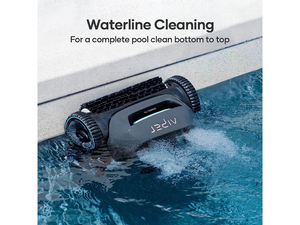 AIPER Seagull Pro Cordless Robotic Pool Cleaner, up to 300 square metres. with filter 3.7lt