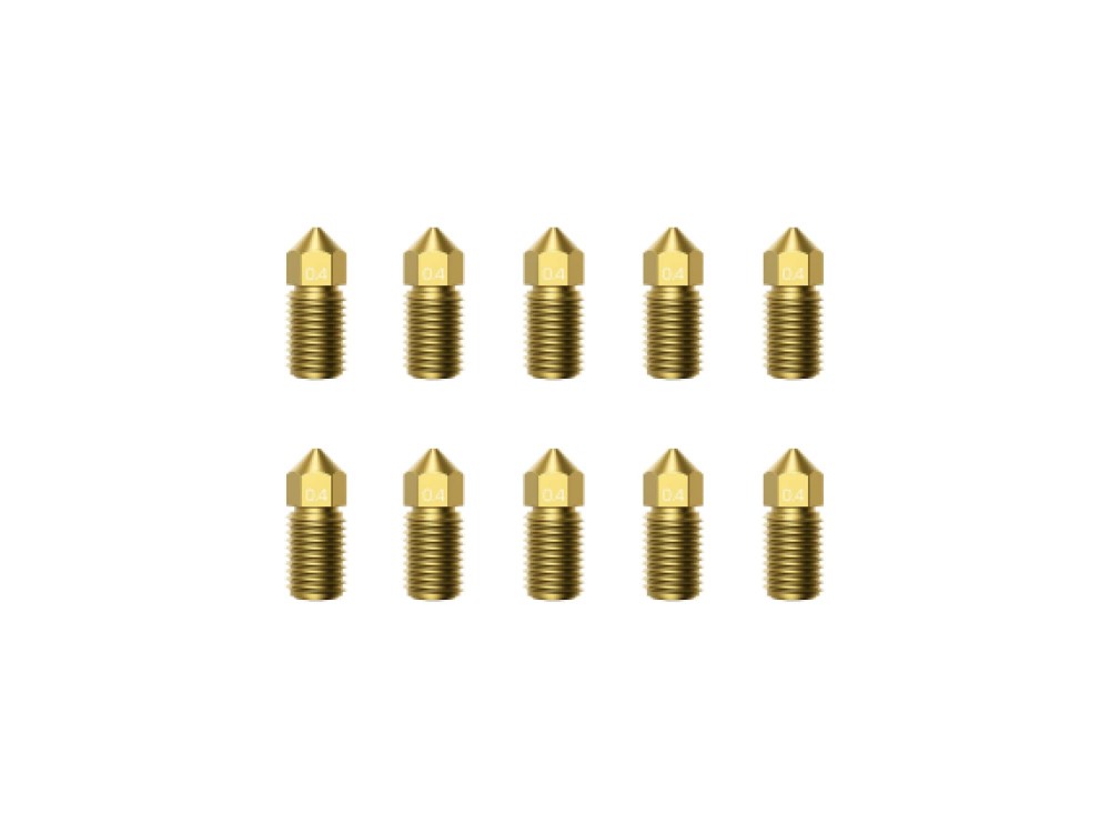 Anker AnkerMake M5 10-Pack Nozzle Kit 0.4mm, Premium Brass, Anker 3D Printer Nozzles, Set of 10