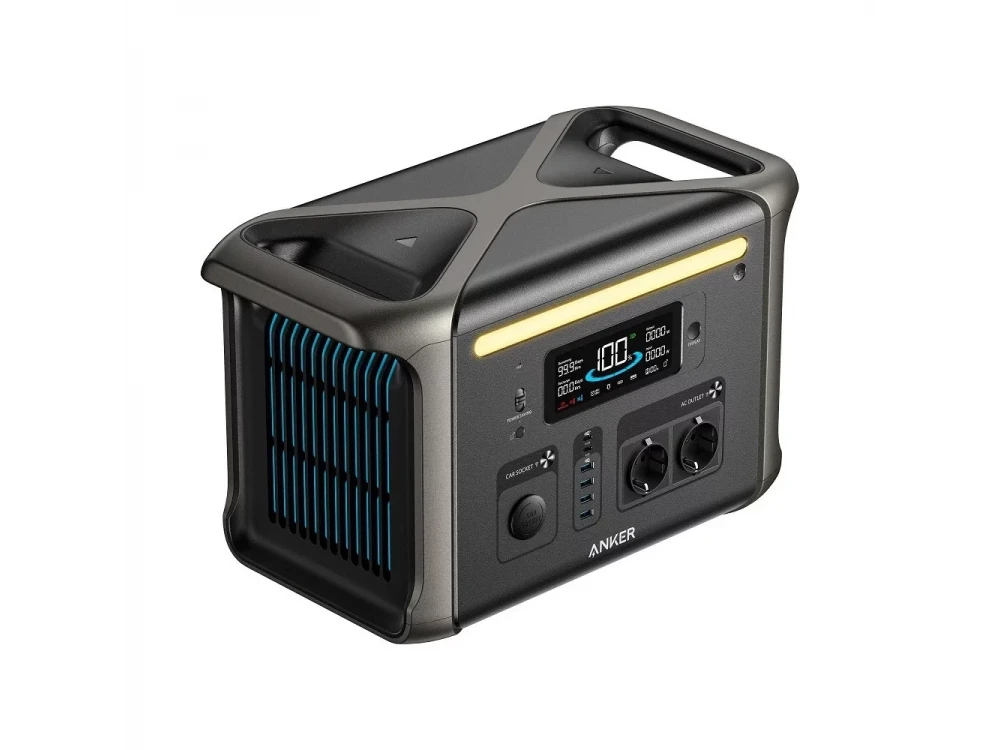 Anker SOLIX F1500 Portable Power Station, Φορητός Σταθμός Ενέργειας, 2400 W/1536 Wh, 220 AC με LiFeP04 Battery