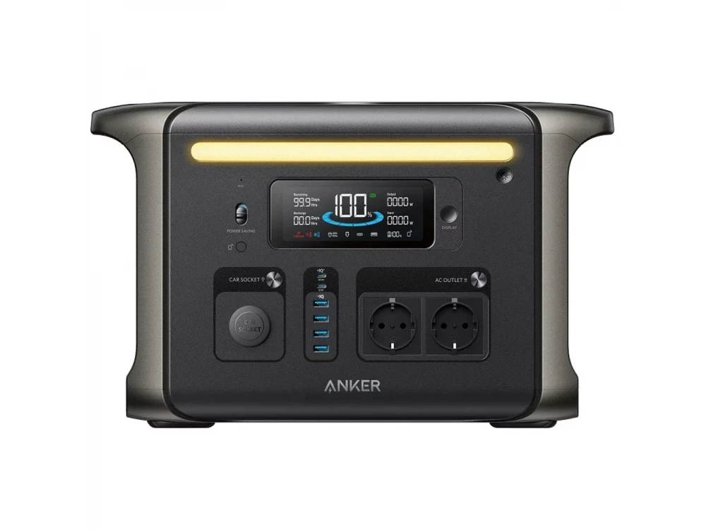 Anker SOLIX F1500 Portable Power Station, Φορητός Σταθμός Ενέργειας, 2400 W/1536 Wh, 220 AC με LiFeP04 Battery