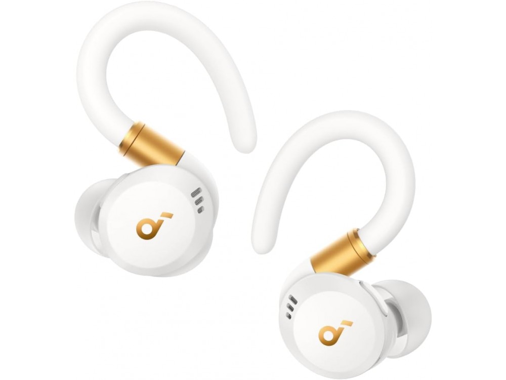 Anker Soundcore Sport X20 ANC Bluetooth 5.3 Ακουστικά TWS με Rotatable Ear Hooks & IP68, White