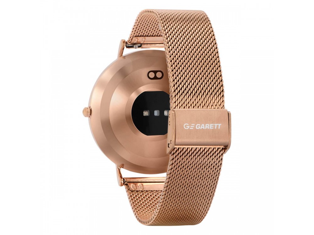 Garett Verona Smartwatch, IP67, AMOLED Display, Health Monitoring, Sports Mode & Battery Life up to 7 Days, Gold