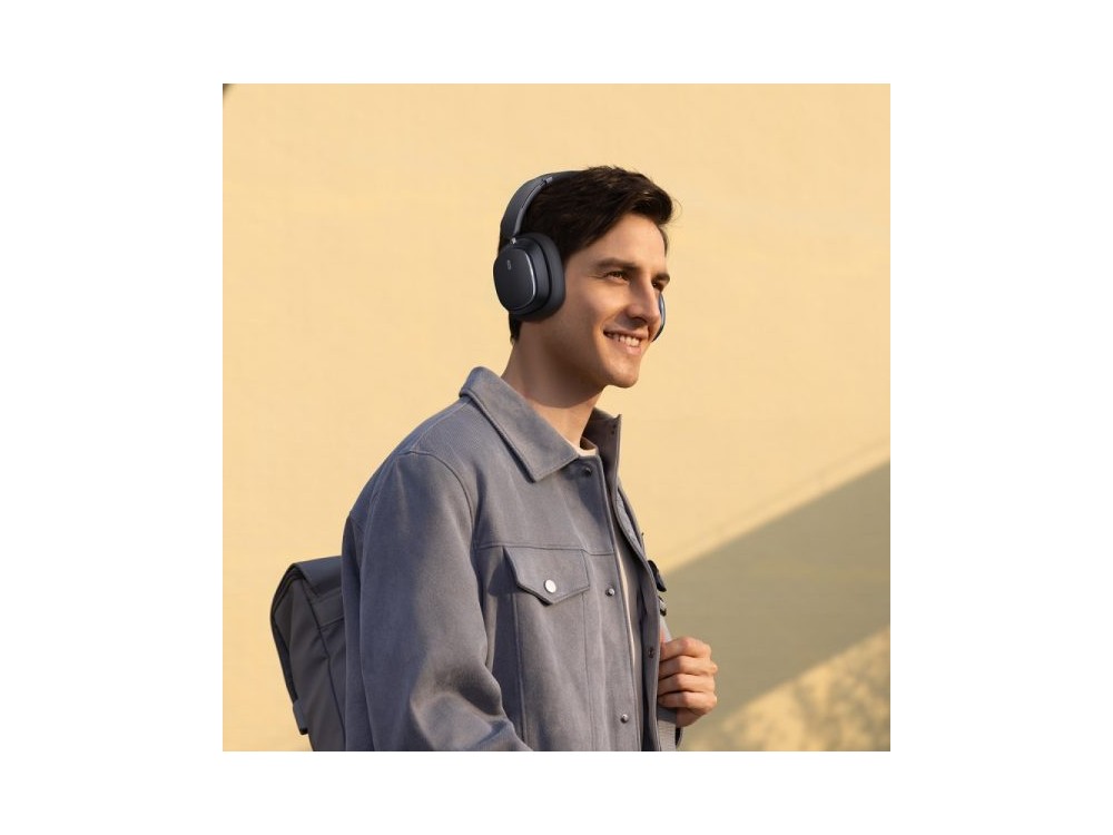 Baseus Bowie H1 Pro ANC Bluetooth 5.3 Headphones, Spatial Acoustics, Hi-Res Audio & LHDC Certified, 80H Playtime, Cluster Black