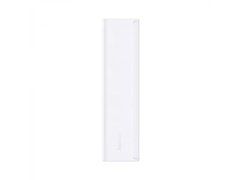 Baseus Adaman2 Power Bank 20000mAh 30W με 2 Θύρες USB-A & 1 Θύρα USB-C Power Delivery / Quick Charge 3.0, White