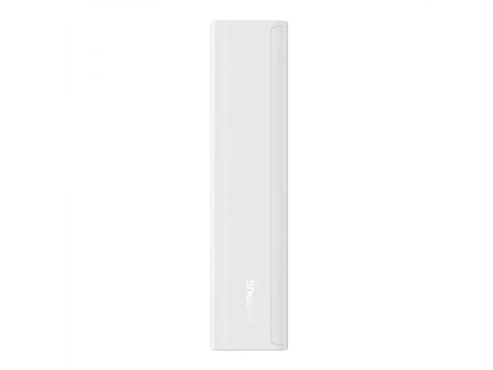 Baseus Adaman2 Power Bank 10000mAh 30W με 2 Θύρες USB-A και 1*USB-C Power Delivery / QC 3.0 / VOOC & Καλώδιο Type-C, White