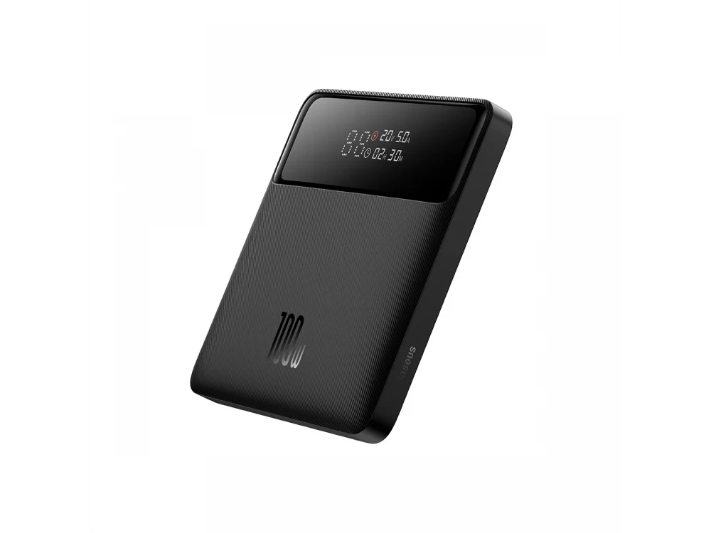 Baseus Blade Power Bank 20000mAh 100W με 2 Θύρες USB-A & 2 Θύρες USB-C Power Delivery / Quick Charge 3.0, Black