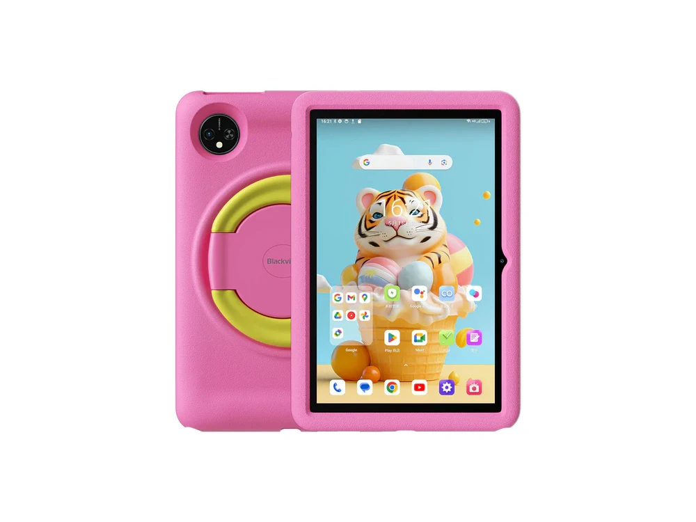 BlackView TAB-80 Kids Tablet 10.1", Octa Core, 4GB / 64GB, 800x1280, Android 14, WiFi, 13MP Camera, Pink