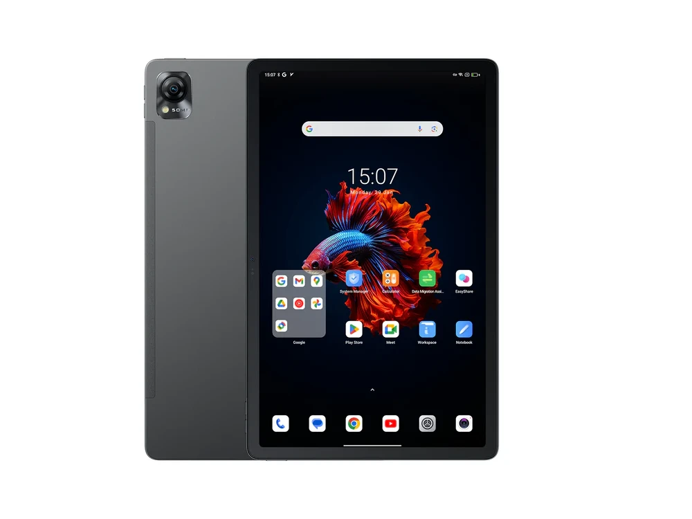 Blackview MEGA 1 11.5" Tablet 12GB+256GB LTE, 50MP, 8800mAh, 120Hz, 33W με Θήκη, Προστασία Οθόνης & Γραφίδα, Space Grey