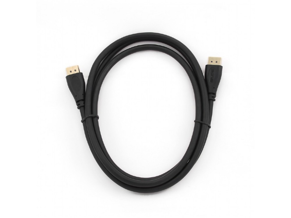 Cablexpert DisplayPort 1.2 Καλώδιο 4K@60Hz, 1μ., Μαύρο