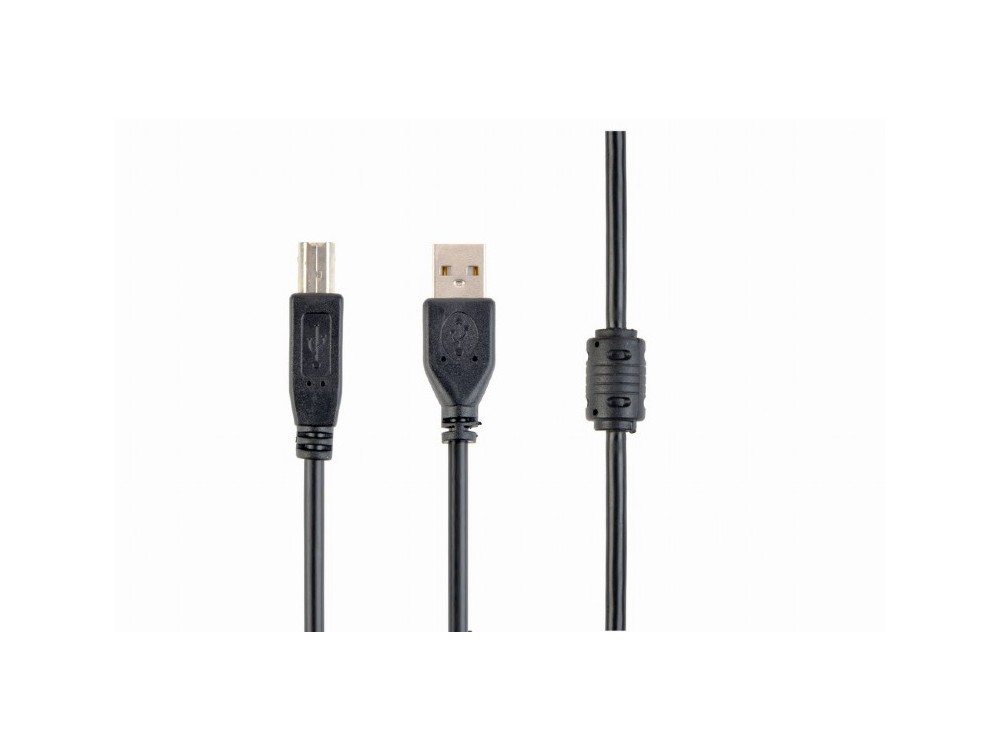 Cablexpert USB 2.0 σε USB-B Καλώδιο Printer / Scanner Cable 3μ., Μαύρο