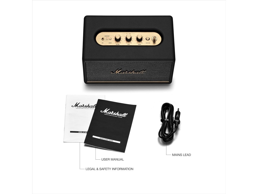 Marshall Acton III Ηχείο Bluetooth 5.2 60W, Black