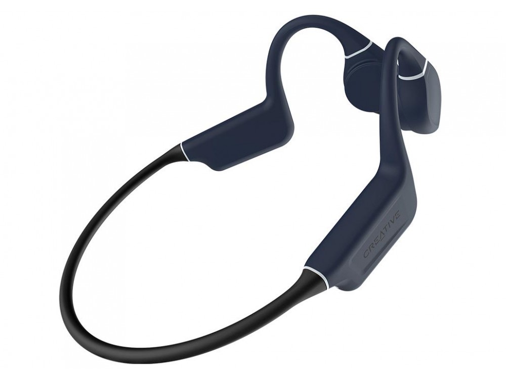 Creative Outlier Free Pro+ Bone Conduction Bluetooth 5.3 Handsfree Ακουστικά με MP3 Player 8GB, Midnight Blue / Matte Black