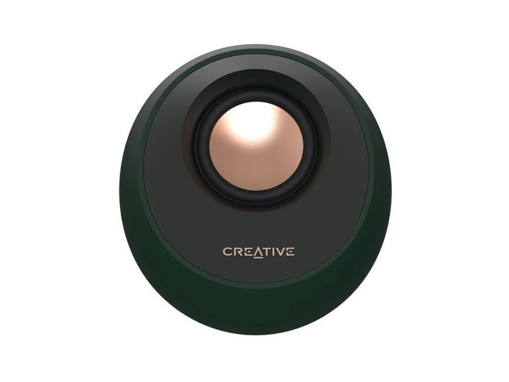 Creative Pebble Pro Ηχεία Υπολογιστή 2.0 με Ισχύ 30W, RGB & Bluetooth 5.3, Μαύρα