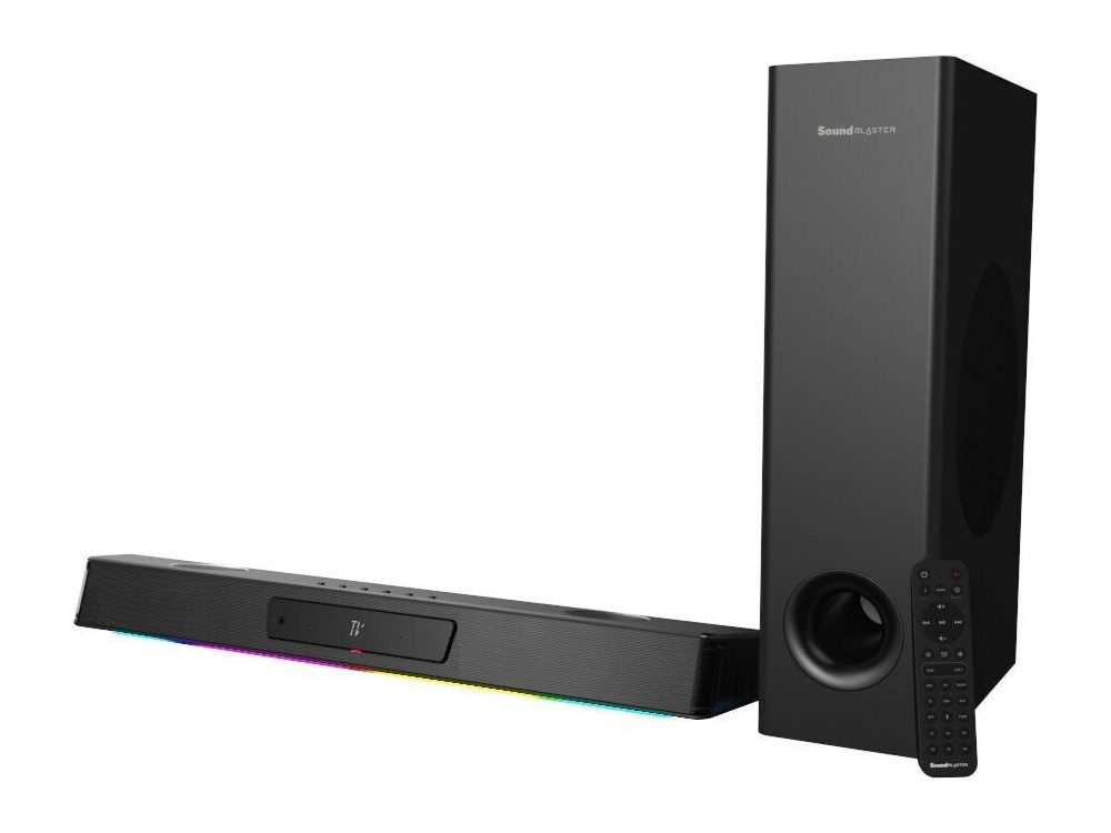 Creative Sound Blaster Katana V2X Soundbar 90W 5.1 με Ασύρματο Subwoofer, RGB & Τηλεχειριστήριο, Black