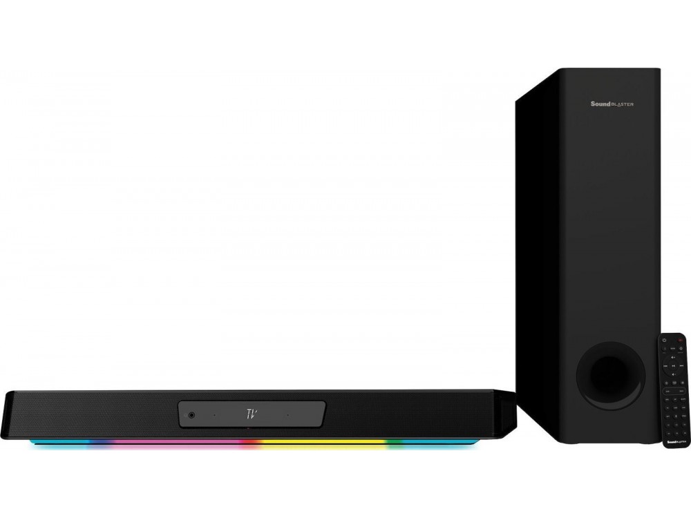 Creative Sound Blaster Katana V2X Soundbar 90W 5.1 με Ασύρματο Subwoofer, RGB & Τηλεχειριστήριο, Black