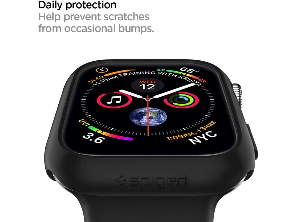 Spigen Thin Fit Apple Watch 4 / 5 / 6 / SE 44mm, Black