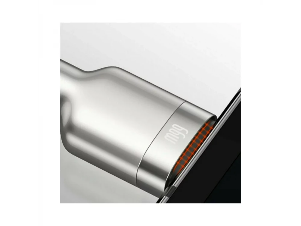 Baseus Cafule Καλώδιο USB-C σε USB-A 66W, 0,25μ. με Νάυλον Ύφανση, Silver / Black