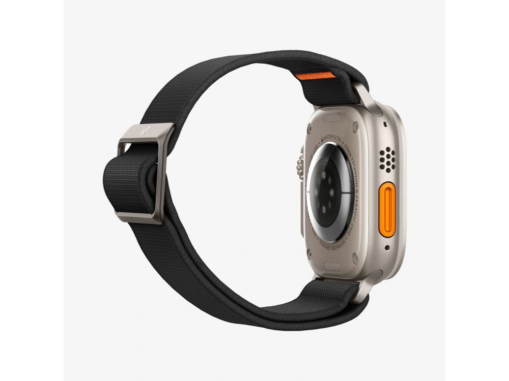 Spigen Lite Fit Ultra Apple Watch 44 / 45 / 46mm / Ultra 49mm, Ανταλλακτικό Λουράκι Υφασμάτινο, Black