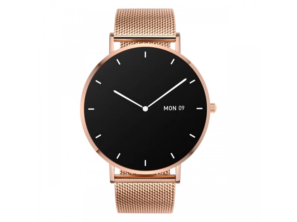 Garett Verona Smartwatch, IP67, AMOLED Display, Health Monitoring, Sports Mode & Battery Life up to 7 Days, Gold