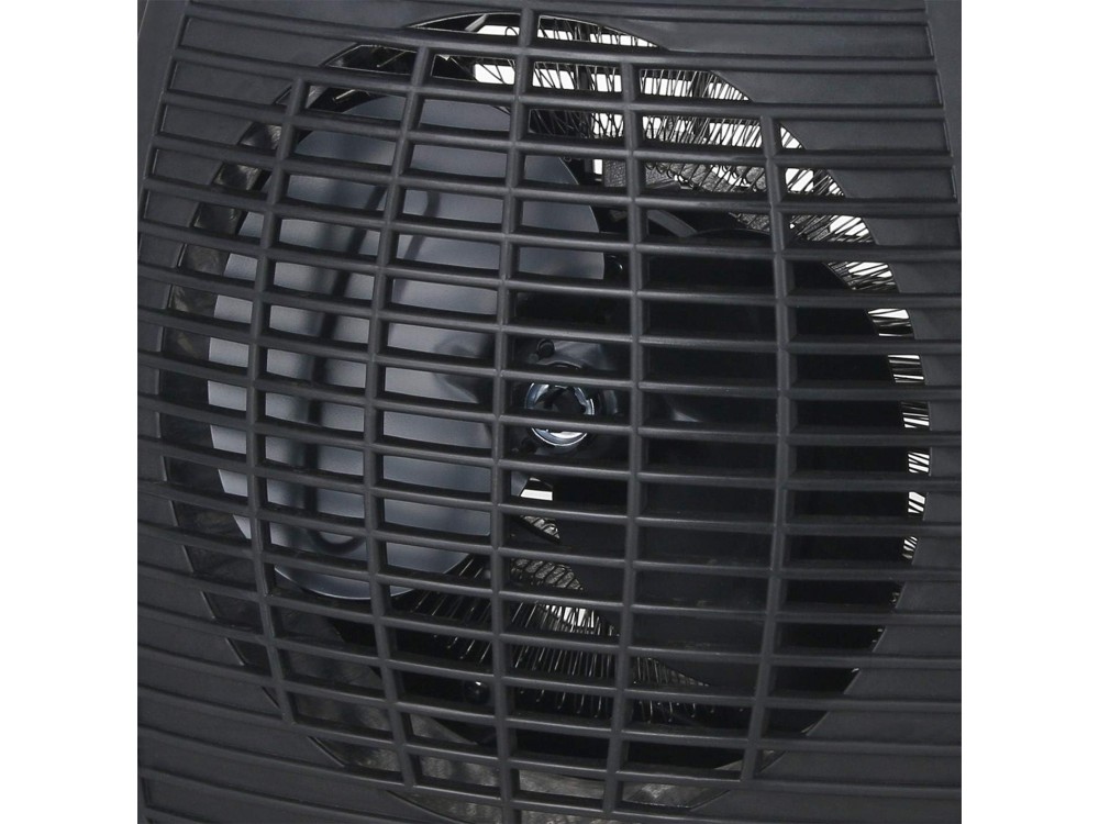 Emerio Portable Heater, Air Heater 2000W, 3 Functions, with 2 Heating Levels, Drop & Overheating Protection, Anthracite