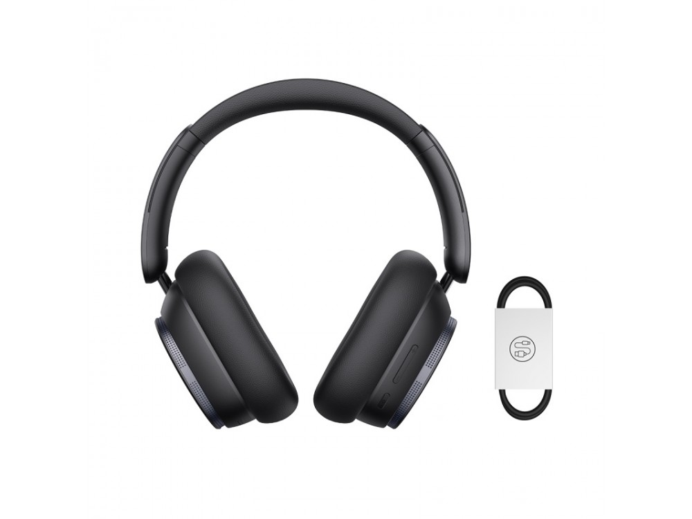 Baseus Bowie H1 Pro ANC Bluetooth 5.3 Headphones, Spatial Acoustics, Hi-Res Audio & LHDC Certified, 80H Playtime, Cluster Black