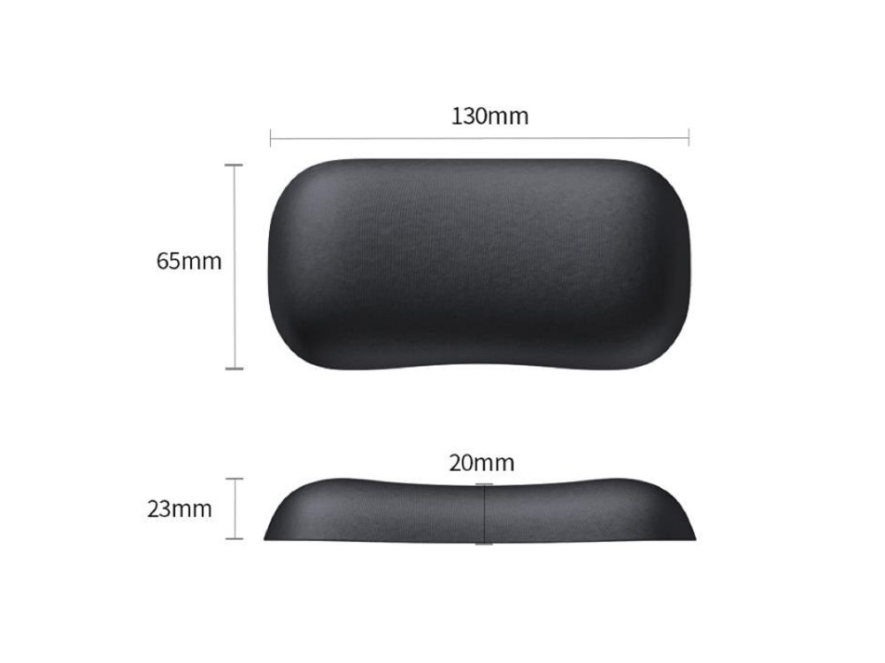 Ugreen Gel Mini Wrist Rest, Στήριξη Καρπού με Gel, Black