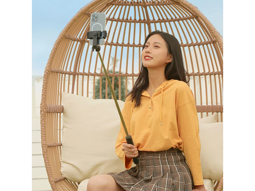 WHS1Y Bluetooth Selfie Stick & Τρίποδο με Remote, 170cm Επεκτεινόμενο Wireless Handheld Tripod για Smartphone έως 6.7"