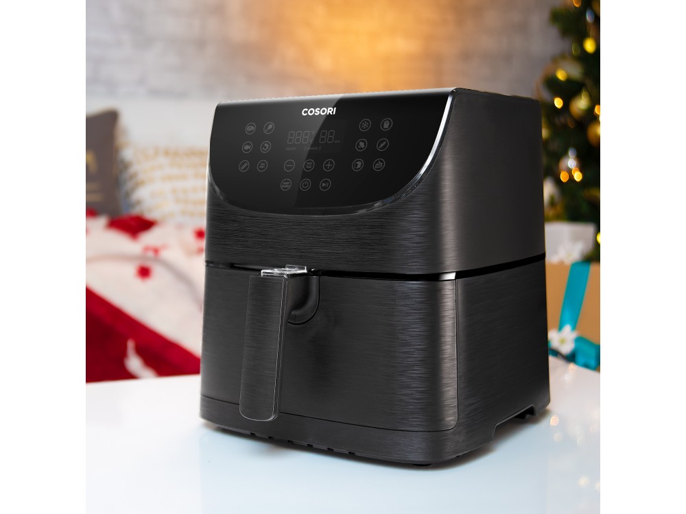 Cosori Air Fryer, Φριτέζα Αέρος XL 5.5lt για Υγιεινό Μαγείρεμα, 1700W, Touch Control, 11 Preset Menus & 100 Recipes Book