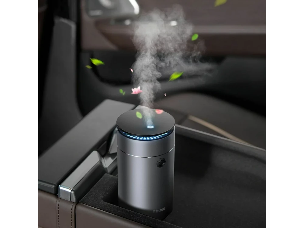 Baseus Time Aromatherapy Diffuser, Car Ionizer 75 ml, Grey