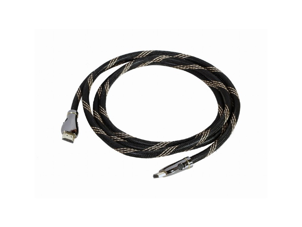 Cablexpert HDMI v2.1 8K@60Hz, eARC, 48Gbps, HDR, Nylon Woven Cable, 1m.