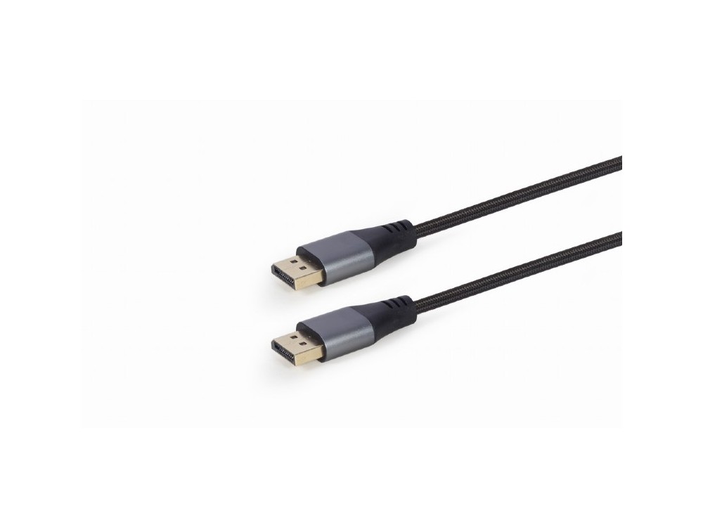 Cablexpert DisplayPort 1.4 Cable 8K@60Hz / 4K@144Hz, 1.8m. With Nylon Weave, Black