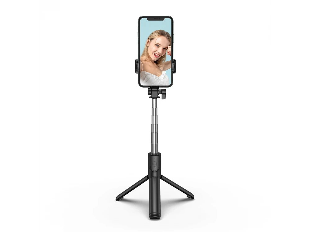 WHS1Y Bluetooth Selfie Stick & Τρίποδο με Remote, 170cm Επεκτεινόμενο Wireless Handheld Tripod για Smartphone έως 6.7"