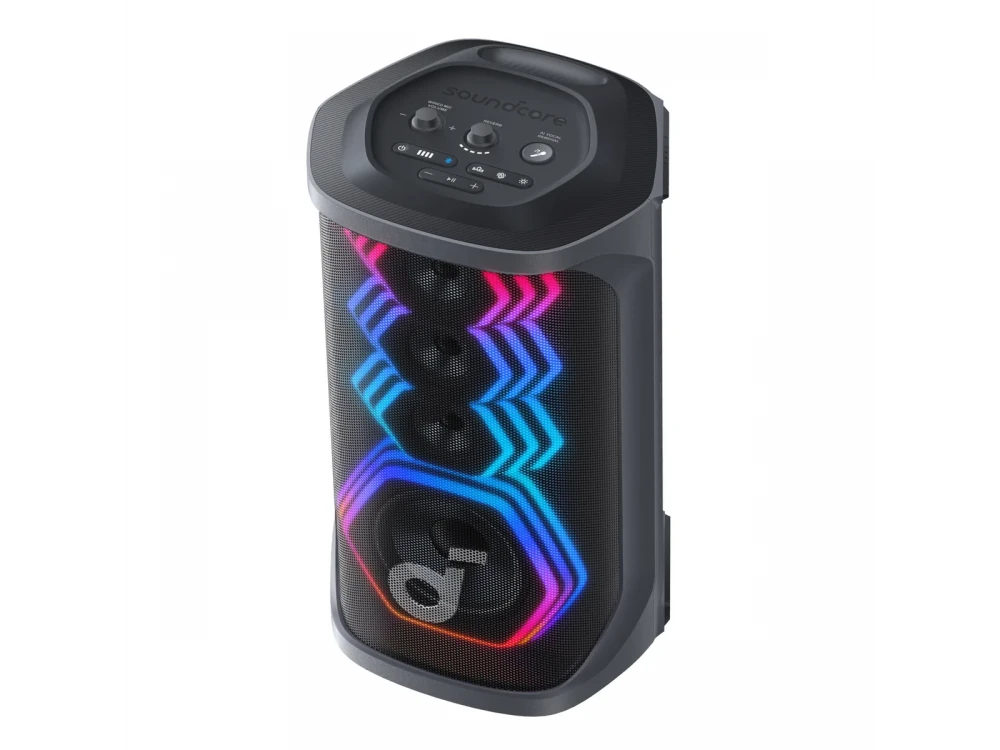 Anker Soundcore Rave 3, Ηχείο Bluetooth 160W, με 2 Μικρόφωνα, Θύρα 6.35mm & Διάρκεια Μπαταρίας έως 12 Ώρες, Black