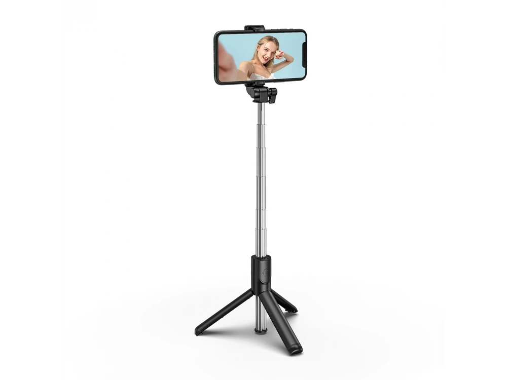 WHS1Y Bluetooth Selfie Stick & Τρίποδο με Remote, 170cm Επεκτεινόμενο Wireless Handheld Tripod για Smartphone έως 6.7"