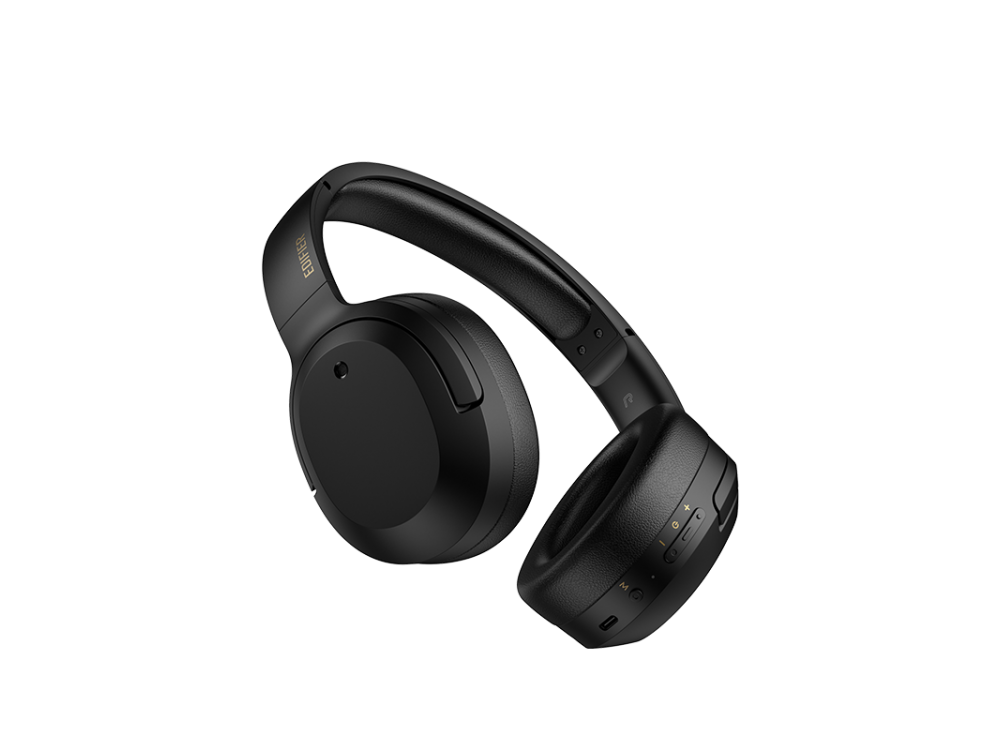 Edifier W820NB Plus Bluetooth ακουστικά, Headphones Bluetooth 5.2 με Active noise cancellation & LDAC Hi-Res Sound, Black