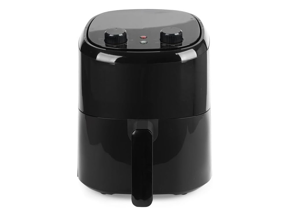 Emerio Air Fryer, Φριτέζα Αέρος 2.2lt για Υγιεινό Μαγείρεμα, BPA free με Cool Touch & Χρονοδιακόπτη 60 Λεπτών, Μαύρη