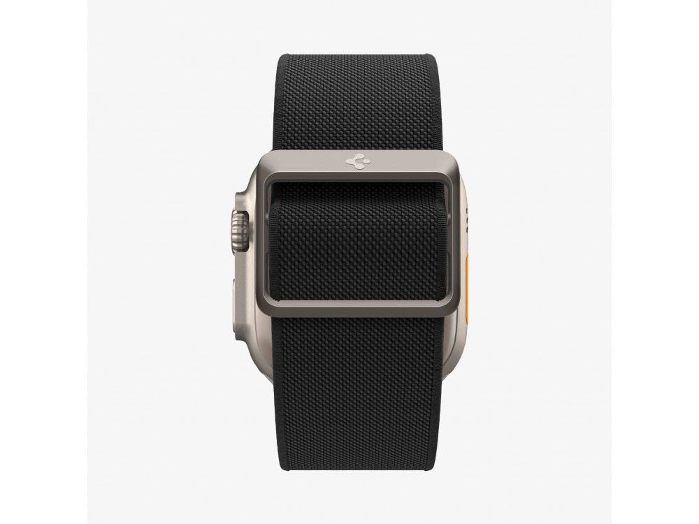 Spigen Lite Fit Ultra Apple Watch 44 / 45 / 46mm / Ultra 49mm, Replacement Fabric Strap, Black