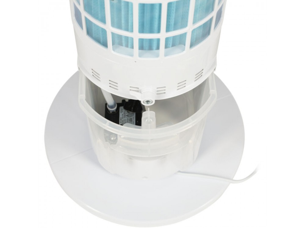 First Austria Ανεμιστήρας / Tower χωρίς Λεπίδες 102cm με LED Οθόνη, Air Cooler Mode με Παγοκύστες, Χειριστήριο & Timer