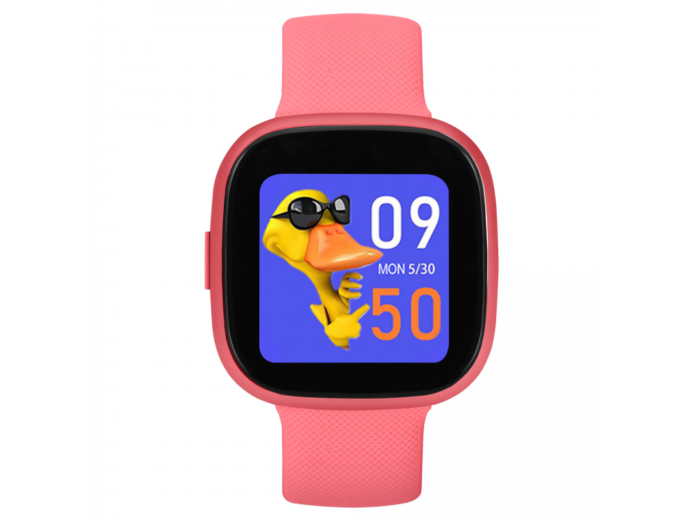 Garett Kids Fit, Παιδικό Ultra-thin Smartwatch με Οθόνη 1.4", 6 Παιχνίδια, Activity & Heart Rate Monitor, Pink