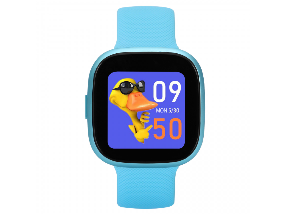 Garett Kids Fit, Παιδικό Ultra-thin Smartwatch με Οθόνη 1.4", 6 Παιχνίδια, Activity & Heart Rate Monitor, Blue