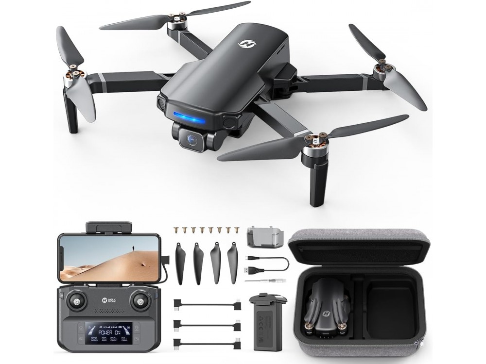 Holy Stone HS360S SPYDI GPS Drone with 4K Camera, Follow Mode, Altitude Hold & 20 Minutes Flight Time - Open Package