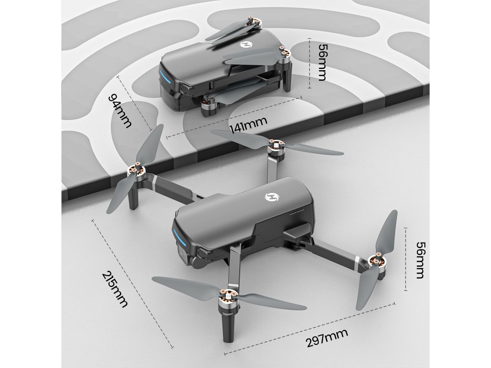 Holy Stone HS360S SPYDI GPS Drone με Κάμερα 4Κ, Follow Mode, Altitude Hold & Διάρκεια Πτήσης 20 Λεπτά - ΑΝΟΙΓΜΕΝΗ ΣΥΣΚΕΥΑΣΙΑ