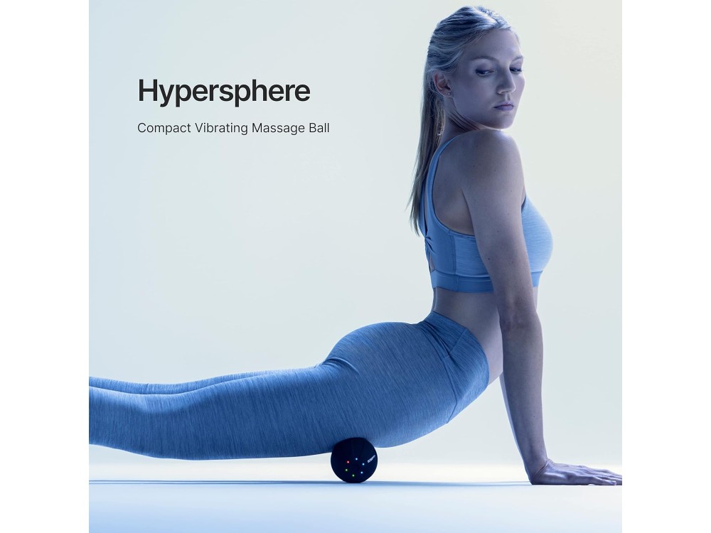 Hyperice Hypersphere Mini Vibrating Massage Ball, Μπάλα Μασάζ και ανάκαμψης Μυών, με 3 Ταχύτητες Δόνησης