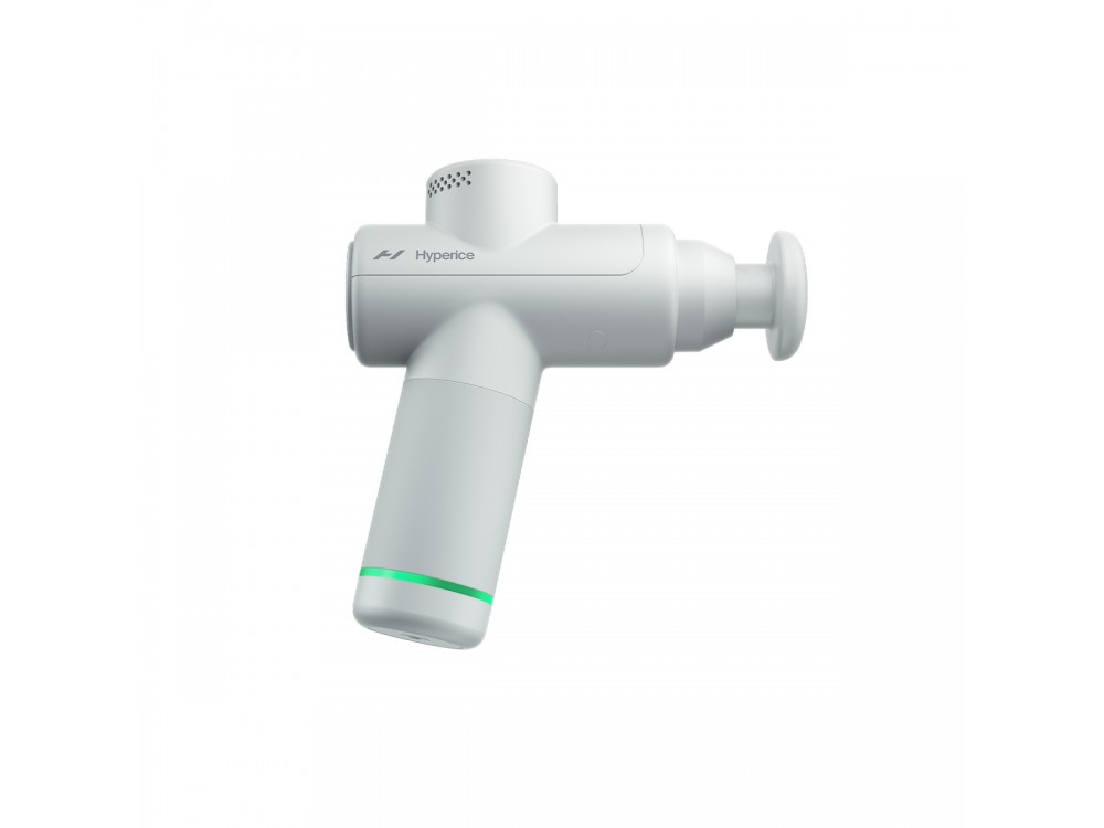 Hyperice Hypervolt Go 2 Massage Gun, Συσκευή Μασάζ και ανάκαμψης Μυών, Ασύρματη με 3 Επίπεδα Ταχύτητας & 2 Κεφαλές, Arctic Grey